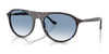 Ray-Ban RB2215F Sunglasses | Size 56 / Havana Blue Turtle №14303F / Clear Gradient Blue (2N 29.9%)