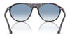 Ray-Ban RB2215F Sunglasses | Size 56 / Black №901/31 / Green (3N 13.2%)