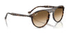 Ray-Ban RB2215F Sunglasses | Size 56 / Black №901/31 / Green (3N 13.2%)