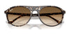 Ray-Ban RB2215F Sunglasses | Size 56 / Black №901/31 / Green (3N 13.2%)