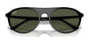 Ray-Ban RB2215F Sunglasses | Size 56 / Black №901/31 / Green (3N 13.2%)