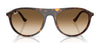 Ray-Ban RB2215F Sunglasses | Size 56 / Black №901/31 / Green (3N 13.2%)