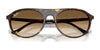 Ray-Ban RB2215F Sunglasses | Size 56 / Black №901/31 / Green (3N 13.2%)