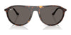 Ray-Ban RB2215F Sunglasses | Size 56 / Black №901/31 / Green (3N 13.2%)