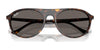 Ray-Ban RB2215F Sunglasses | Size 56 / Black №901/31 / Green (3N 13.2%)