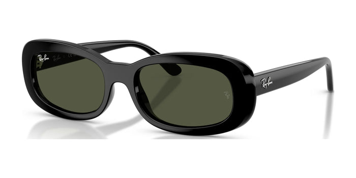 Ray-Ban RB2221 Sunglasses / Black №901/31 / Green (3N 13.2%) / Size 53