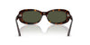 Ray-Ban RB2221F Sunglasses | Size 55 / Black №901/31 / Green (3N 13.2%)