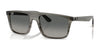Ray-Ban RB2222 Sunglasses / Striped Grey №143871 / Gradient Grey (3N 14.02%) / Size 55