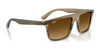 Ray-Ban RB2222F Sunglasses | Size 57 / Black №901/31 / Green (3N 13.2%)