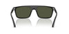 Ray-Ban RB2222F Sunglasses | Size 57 / Black №901/31 / Green (3N 13.2%)