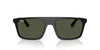 Ray-Ban RB2222F Sunglasses | Size 57 / Black №901/31 / Green (3N 13.2%)