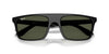 Ray-Ban RB2222F Sunglasses | Size 57 / Black №901/31 / Green (3N 13.2%)