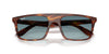 Ray-Ban RB2222F Sunglasses | Size 57 / Black №901/31 / Green (3N 13.2%)