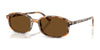 Ray-Ban RB2232F Sunglasses | Size 54 / Havana Brown Grey №135757 / Brown (Polarized) (3P 11.9%)