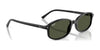 Ray-Ban RB2232F Sunglasses | Size 54 / Black №901/31 / Green (3N 13.2%)