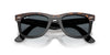 Ray-Ban WAYFARER RB2240F Sunglasses | Size 52 / Black On Transparent №129432 / Clear Gradient Grey (2N 33.3%)