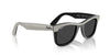 Ray-Ban WAYFARER RB2240F Sunglasses | Size 52 / Black On Transparent №129432 / Clear Gradient Grey (2N 33.3%)