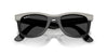 Ray-Ban WAYFARER RB2240F Sunglasses | Size 52 / Black On Transparent №129432 / Clear Gradient Grey (2N 33.3%)