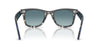 Ray-Ban WAYFARER RB2240F Sunglasses | Size 52 / Black On Transparent №129432 / Clear Gradient Grey (2N 33.3%)