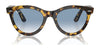 Ray-Ban WAYFARER WAY RB2241 Sunglasses / Black №901/31 / Green (3N 13.2%) / Size 51