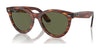 Ray-Ban WAYFARER WAY RB2241 Sunglasses / Striped Havana №954/58 / Green (Polarized) (3P 11%) / Size 51