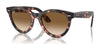 Ray-Ban WAYFARER WAY RB2241F Sunglasses | Size 54 / Pink Havana №133451 / Clear & Brown (2N 30.5%)