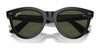Ray-Ban WAYFARER WAY RB2241F Sunglasses | Size 54 / Black №901/31 / Green (3N 13.2%)