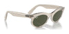 Ray-Ban WAYFARER OVAL RB2242 Sunglasses / Photo Waves Grey №138331 / Green (3N 13.2%) / Size 53