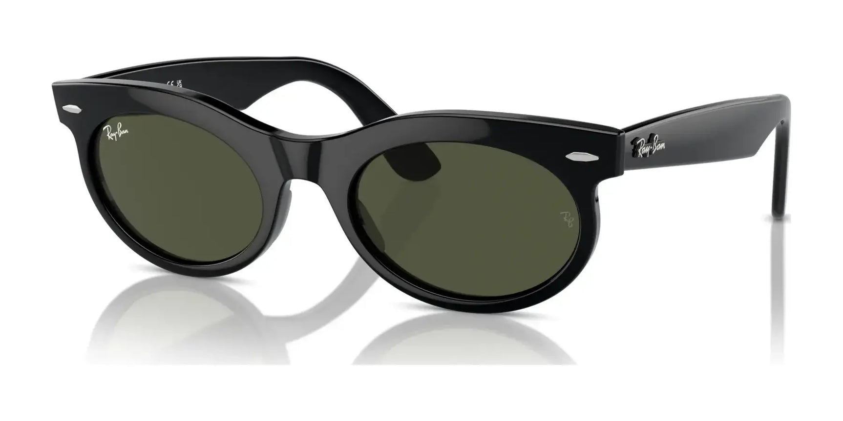 Ray-Ban WAYFARER OVAL RB2242 Sunglasses Black / Green