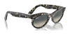 Ray-Ban WAYFARER OVAL RB2242F Sunglasses | Size 53 / Havana №902/R5 / Blue (3N 10.7%)