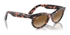Ray-Ban WAYFARER OVAL RB2242F Sunglasses | Size 53 / Havana №902/R5 / Blue (3N 10.7%)