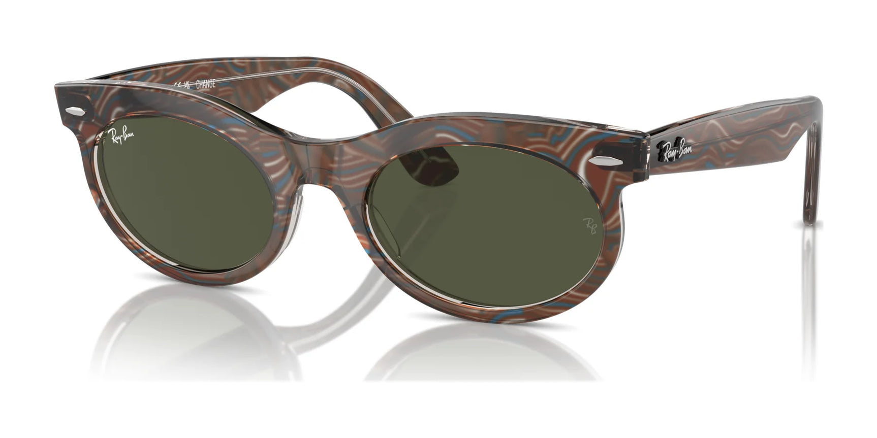 Ray-Ban WAYFARER OVAL RB2242F Sunglasses | Size 53