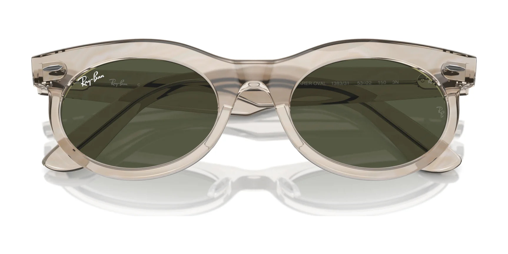 Ray-Ban WAYFARER OVAL RB2242F Sunglasses | Size 53
