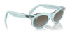 Ray-Ban WAYFARER OVAL RB2242F Sunglasses | Size 53 / Havana №902/R5 / Blue (3N 10.7%)