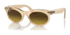 Ray-Ban WAYFARER OVAL RB2242F Sunglasses | Size 53 / Photo Waves Brown №138685 / Brown (3N 13.80%)