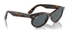 Ray-Ban WAYFARER OVAL RB2242F Sunglasses | Size 53 / Havana №902/R5 / Blue (3N 10.7%)