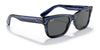 Ray-Ban MR BURBANK RB2283F Sunglasses | Size 55 / Blue №1339B1 / Dark Grey (3N 15.30%)
