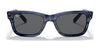 Ray-Ban MR BURBANK RB2283F Sunglasses | Size 55 / Blue №1339B1 / Dark Grey (3N 15.30%)