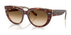 Ray-Ban DOREEN RB2286F Sunglasses | Size 52 / Light Havana On Transparent Multicolor №141451 / Clear Gradient Brown (2N 30.5%)