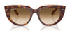 Ray-Ban DOREEN RB2286F Sunglasses | Size 52 / Black №901/31 / G-15 Green (3N 13.2%)