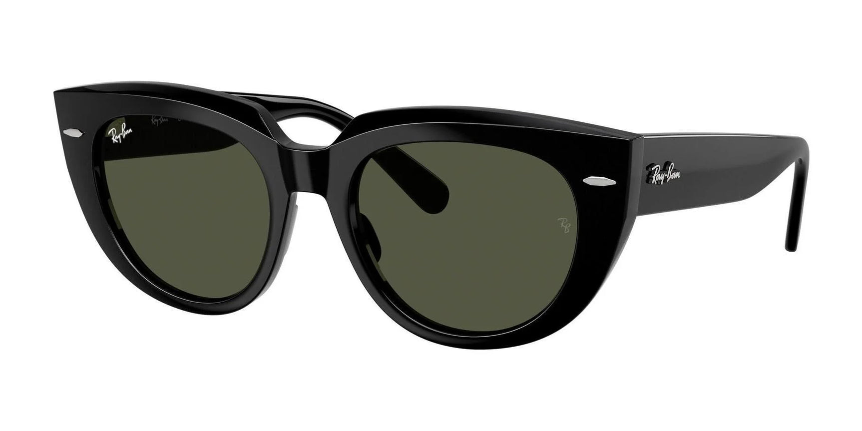 Ray-Ban DOREEN RB2286F Sunglasses Black / G-15 Green