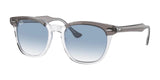 Ray-Ban HAWKEYE RB2298 Sunglasses Grey On Transparent / Clear Blue