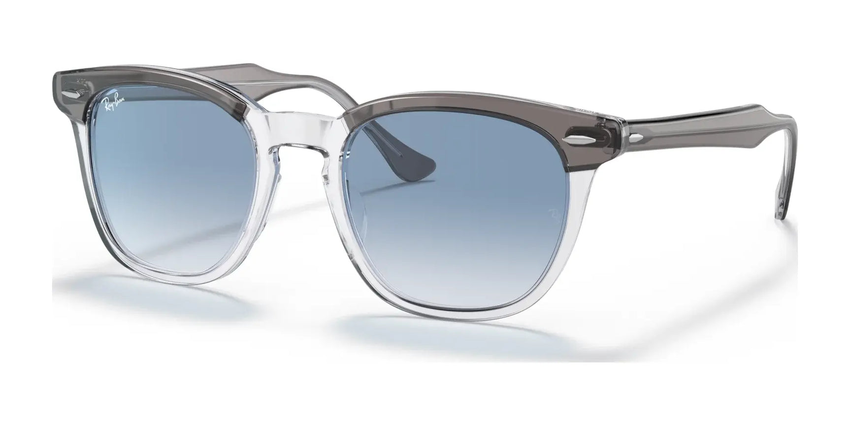 Ray-Ban HAWKEYE RB2298F Sunglasses Grey On Transparent / Clear Blue