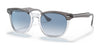 Ray-Ban HAWKEYE RB2298F Sunglasses | Size 54 / Grey On Transparent №13553F / Clear Blue (2N 29.9%)