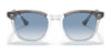 Ray-Ban HAWKEYE RB2298F Sunglasses | Size 54 / Black №901/31 / Green (3N 13.2%)