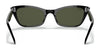Ray-Ban LADY BURBANK RB2299 Sunglasses / Black №901/31 / Green (3N 13.2%) / Size 52