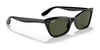 Ray-Ban LADY BURBANK RB2299 Sunglasses / Black №901/31 / Green (3N 13.2%) / Size 52
