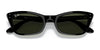 Ray-Ban LADY BURBANK RB2299 Sunglasses / Black №901/31 / Green (3N 13.2%) / Size 52