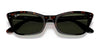Ray-Ban LADY BURBANK RB2299 Sunglasses / Black №901/31 / Green (3N 13.2%) / Size 52