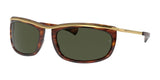 Ray-Ban OLYMPIAN I RB2319 Sunglasses Striped Havana / G-15 Green